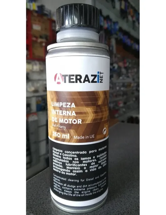 ADITIVO LIMPEZA INTERNA DE MOTOR 250ml (ATERAZINET)