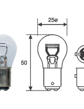 LAMPADA 12V 21/4W MAGNETI MARELLI (UNIDADE)