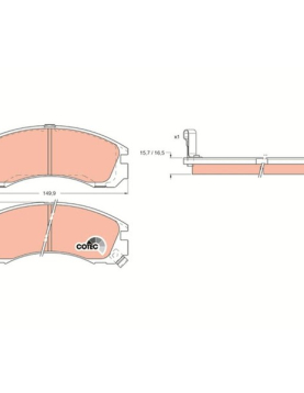 PASTILHAS = MDB1539 MDB2174 ADC44250 (JAPANPARTS)