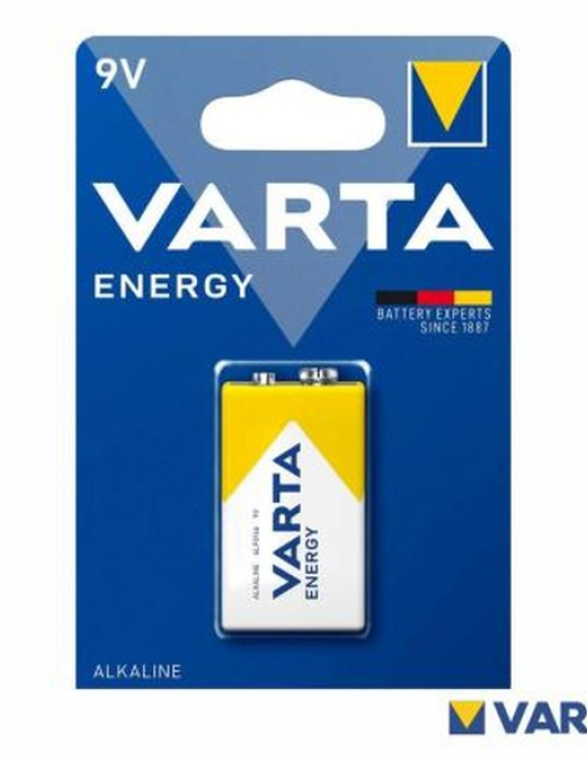 PILHA ALCALINA QUADRADA 9V (VARTA)