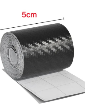 FITA AUTOCALANTE CARBONO PROTETOR DE EMBALADEIRA 5cmX5mtr