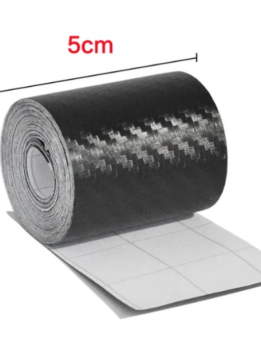 FITA AUTOCALANTE CARBONO PROTETOR DE EMBALADEIRA 5cmX5mtr