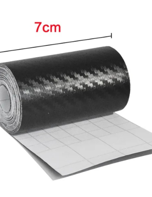 FITA AUTOCALANTE CARBONO PROTETOR DE EMBALADEIRA 7cmX5mtr