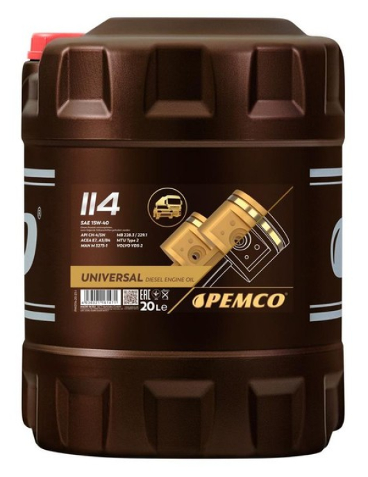 OLEO PEMCO 15W40 20L IDRIVE 114 C/ SIGOU INCLUIDO