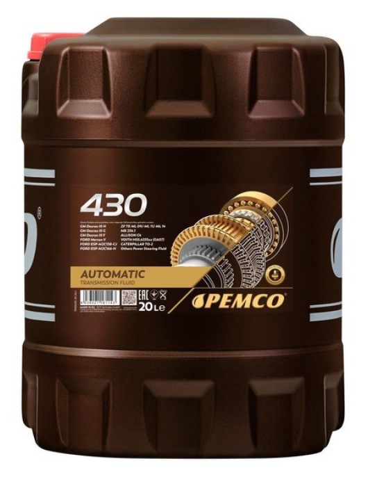 OLEO PEMCO ATF DEXRON III 20Ltr IMATIC 430 C/ SIGOU INCLUIDO