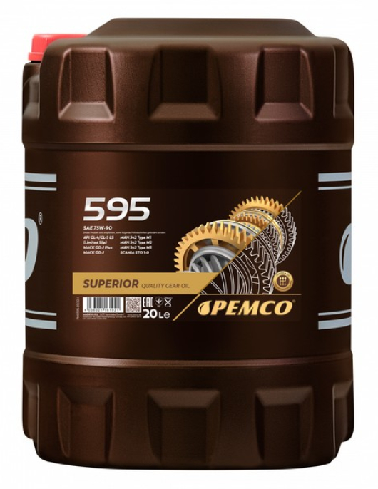 VALVULINA PEMCO 75W90 GL5 20Ltr IPOID 595 C/ SIGOU INCLUIDO
