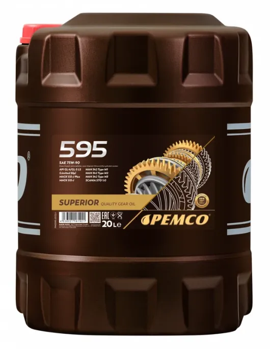 VALVULINA PEMCO 75W90 GL5 20Ltr IPOID 595 C/ SIGOU INCLUIDO