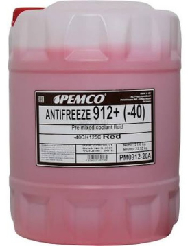 ANTI-CONGELANTE G12+ (-40/+125ºC) VERMELHO 20Ltr (PEMCO)