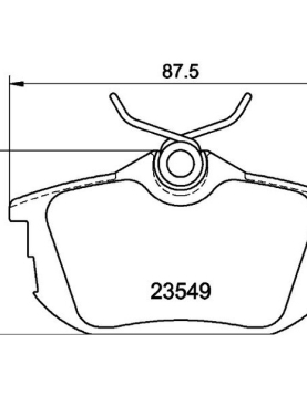 PASTILHAS DE TRAVAO = MDB1831 ADC44266 (JAPANPARTS)