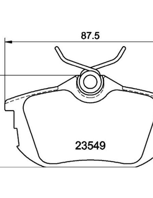 PASTILHAS DE TRAVAO = MDB1831 ADC44266 (JAPANPARTS)