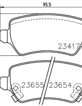 PASTILHAS = MDB2357 MDB2223 ADG042116 (JAPANPARTS)