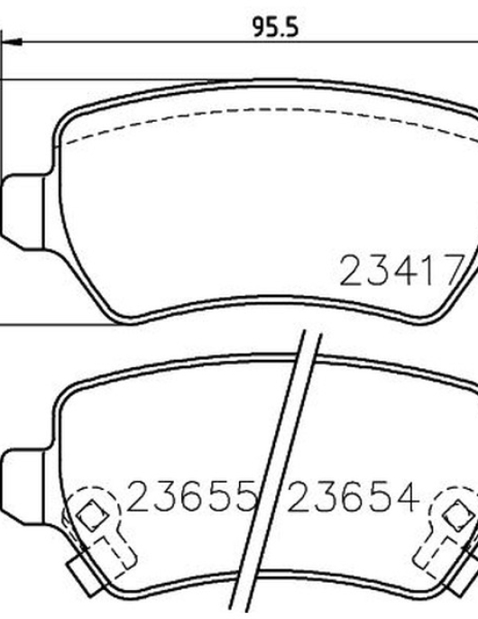 PASTILHAS = MDB2357 MDB2223 ADG042116 (JAPANPARTS)