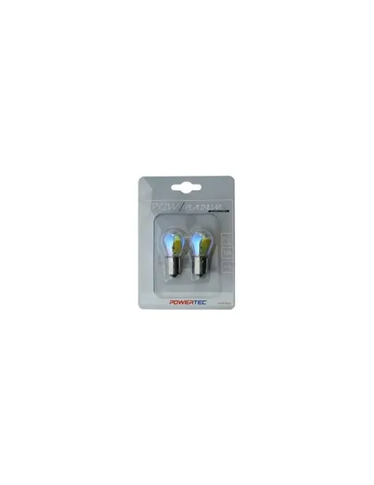 LAMPADAS CROMADAS DESCENTRADA PY21W 12V BAU15s (Chrome)