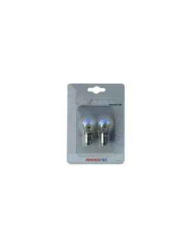 LAMPADAS ESPELHADAS P21W 12V BA15s LARANJA CENTRADA (RAINBOW)