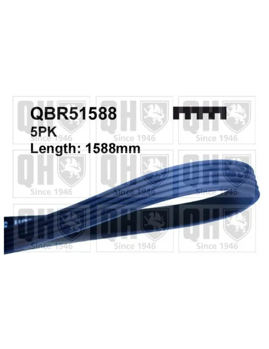CORREIA DE PISTAS = 5PK1588 (QH)