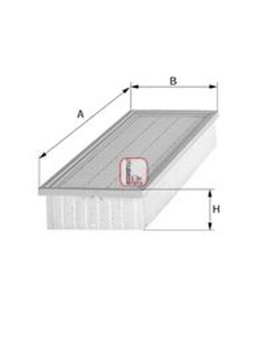 FILTRO DE AR = S3022A ADG022156 (SOFIMA)