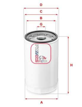 FILTRO DE HIDRAULICO = FT4921 (1 1/8-16)