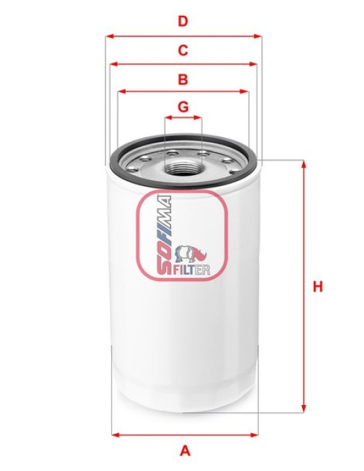 FILTRO DE HIDRAULICO = FT4921 (1 1/8-16)