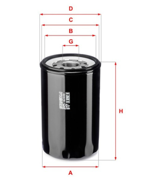 FILTRO DE OLEO = FT5220 92019E (30X2) (SOFIMA)