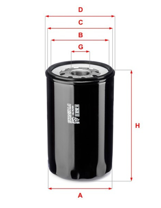 FILTRO DE OLEO = FT5220 92019E (30X2) (SOFIMA)