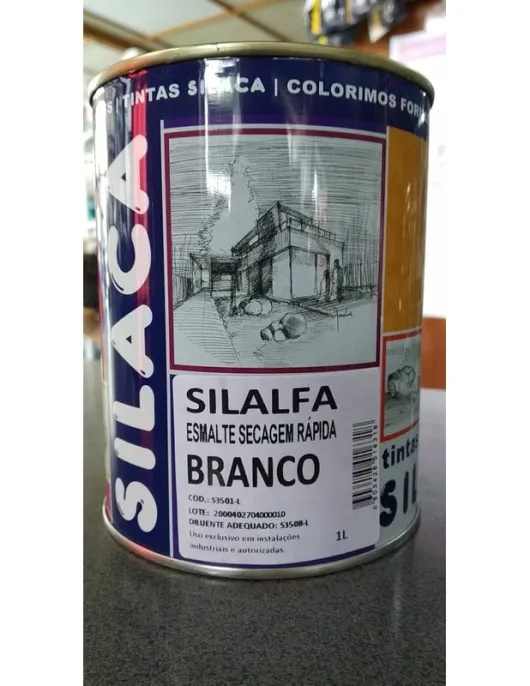 ESMALTE BRANCO SINTETICO 1L SILALFA