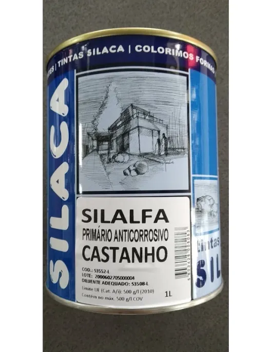 PRIMARIO CASTANHO 1L ANTICORROSIVO SILALFA (SILACA)