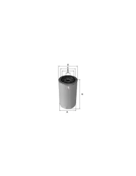 FILTRO DE OLEO = FT7465 FT5014 FT4657 (1"-12) (SOFIMA)