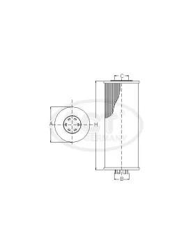 FILTRO DE OLEO = FA5410ECO ADZ92119 (SCT GERMANY)