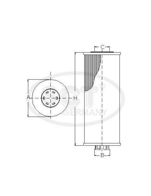 FILTRO DE OLEO = FA5410ECO ADZ92119 (SCT GERMANY)