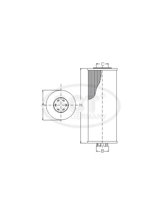 FILTRO DE OLEO = FA5410ECO ADZ92119 (SCT GERMANY)