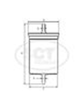 FILTRO DE GASOLEO = FP5932 FP5918 ADB112301 (SCT GERMANY)