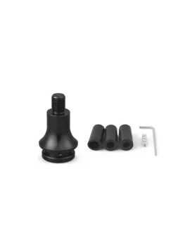 ADAPTADOR DE SUPORTE DE MANETE ALUMINIO PRETO