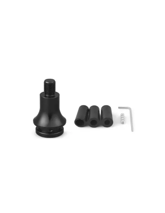 ADAPTADOR DE SUPORTE DE MANETE ALUMINIO PRETO