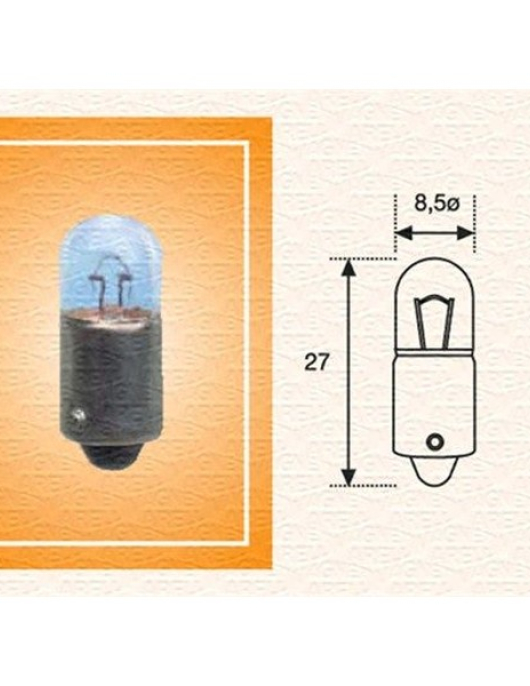 LAMPADA C/CASQUILHO FINO 12V 4W MAGNETI MARELLI