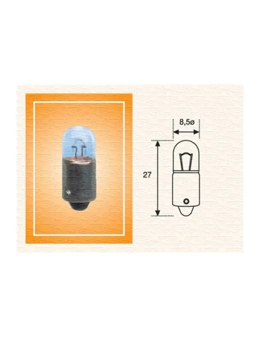 LAMPADA C/CASQUILHO FINO 12V 4W MAGNETI MARELLI