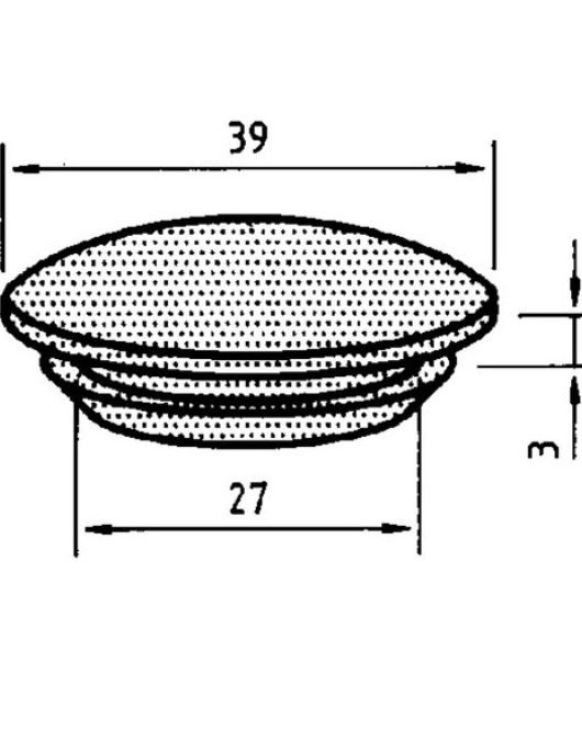 TAPAFUROS 29mm (UNIDADE)