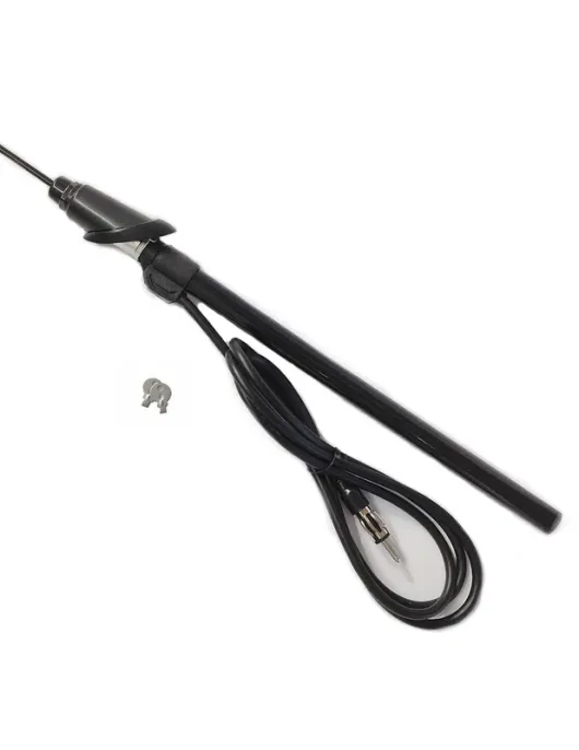 ANTENA DE GUARDA LAMAS TELESCOPICA  PRETA 52º
