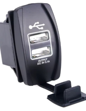 TOMADA FICHA 2 USB DE IMBUTIR