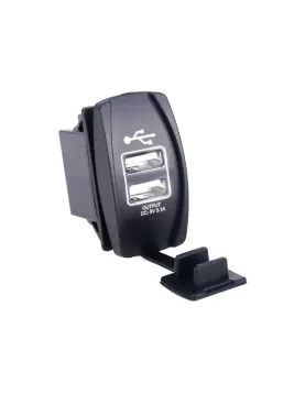 TOMADA FICHA 2 USB DE IMBUTIR