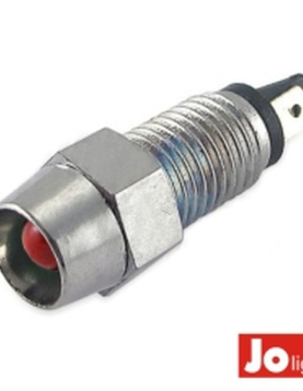 AVISADOR LED METALICO VERMELHO 12V (UNIDADE)