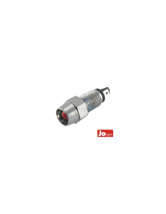 AVISADOR LED METALICO VERMELHO 12V (UNIDADE)