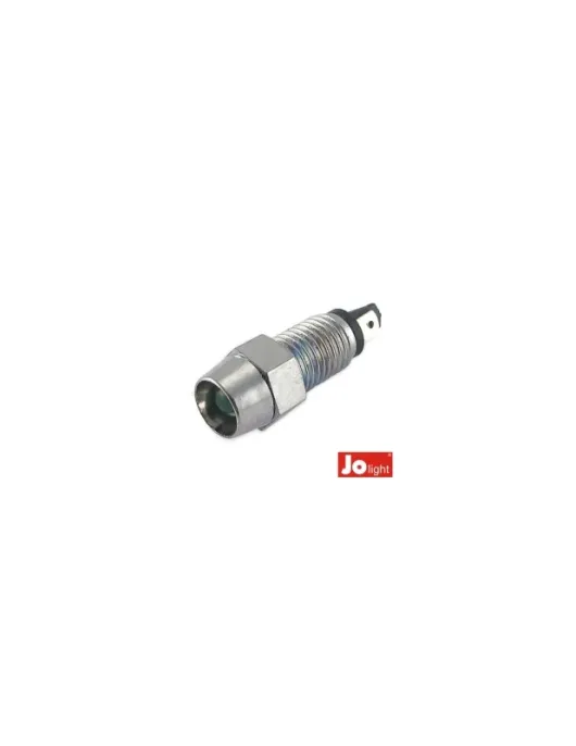 AVISADOR LED METALICO VERDE 12V (UNIDADE)